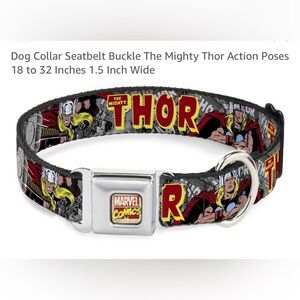 BUCKLE DOWN 1.5 INCH THOR COLLAR 18-32 inches